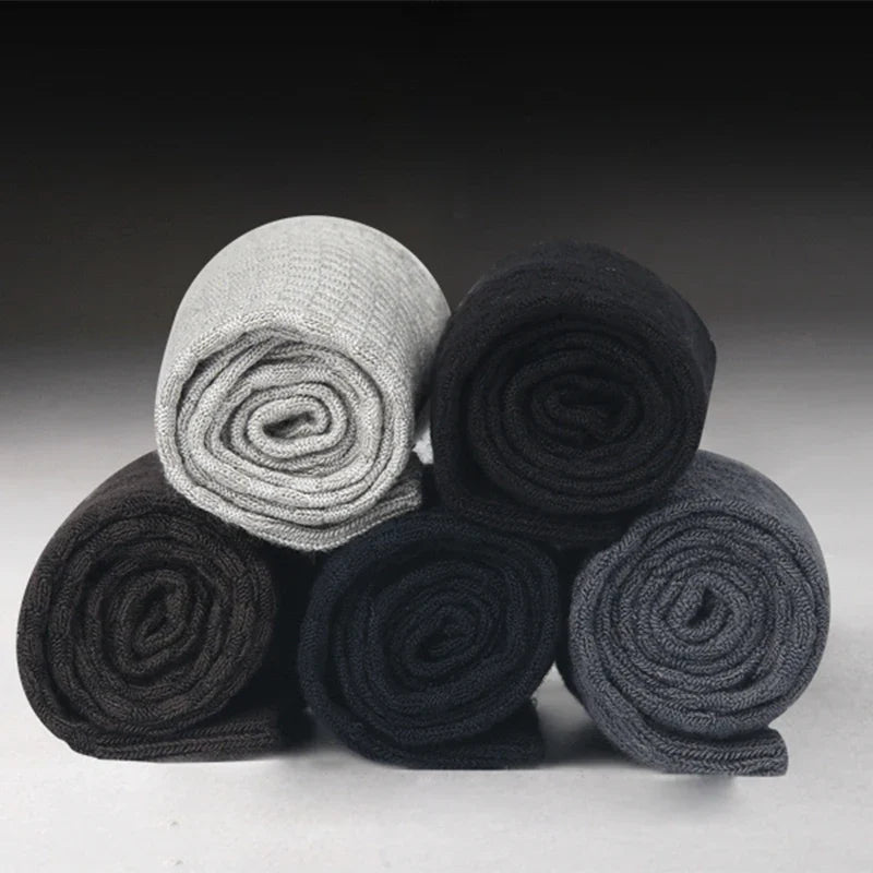 Men's Bamboo Fiber Socks Compression Business Crew Socks