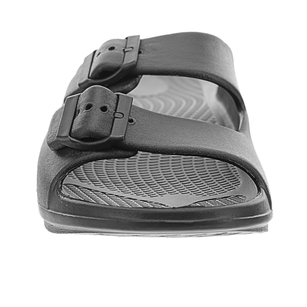 Sovella Active Recovery Sandals Men's PF Buckle Slide Black