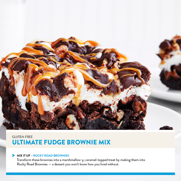 King Arthur Baking Company Gluten Free Fudge Brownie Mix, Non-GMO Project Verified, Certified Kosher