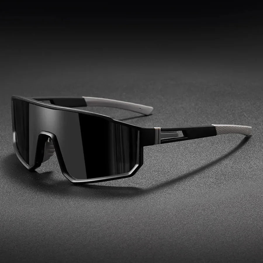 Men’s Oversized Cycling Sunglasses | Polarized Sports Goggles for Outdoor Riding
